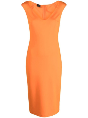 

V-neck pencil dress, PINKO V-neck pencil dress