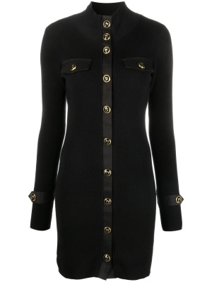 

Ribbed-knit long-sleeve dress, PINKO Ribbed-knit long-sleeve dress