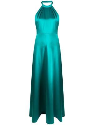 

Open-back satin maxi dress, PINKO Open-back satin maxi dress