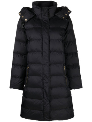 

Hooded quilted parka, PINKO Hooded quilted parka