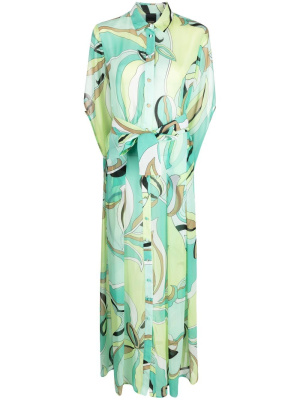 

Classic-collar long dress, PINKO Classic-collar long dress