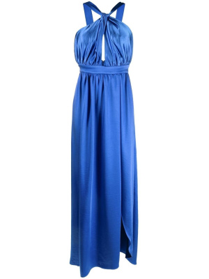 

Ruched satin gown, PINKO Ruched satin gown