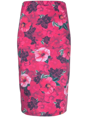 

Floral-print midi skirt, PINKO Floral-print midi skirt