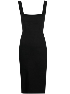 

Square-neck midi dress, PINKO Square-neck midi dress