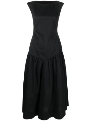 

Square-neck sleeveless midi dress, PINKO Square-neck sleeveless midi dress