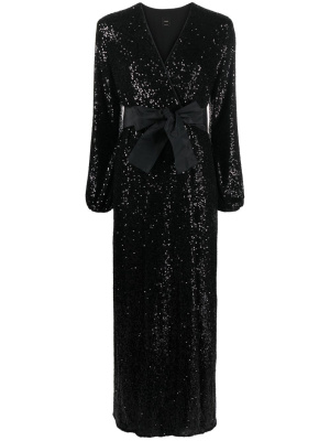 

Sequin-embellished long-sleeve dress, PINKO Sequin-embellished long-sleeve dress