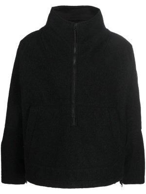 

High neck cotton zip-up jacket, Stone Island Shadow Project High neck cotton zip-up jacket