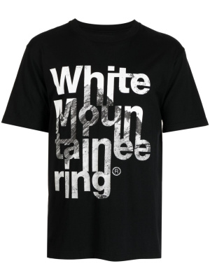 

Logo-print cotton T-shirt, White Mountaineering Logo-print cotton T-shirt