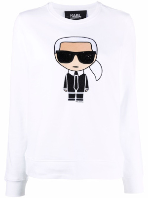 

Ikonik Karl print sweatshirt, Karl Lagerfeld Ikonik Karl print sweatshirt