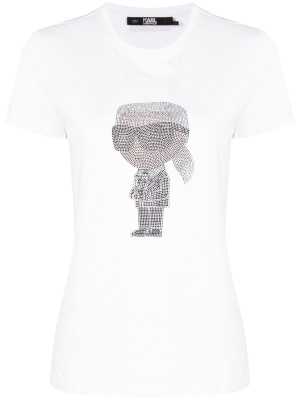 

Ikonik 2.0 Karl rhinestone T-shirt, Karl Lagerfeld Ikonik 2.0 Karl rhinestone T-shirt
