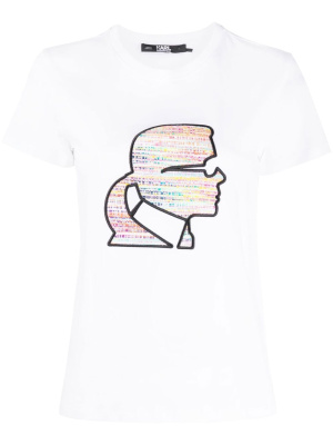 

Bouclé-profile T-shirt, Karl Lagerfeld Bouclé-profile T-shirt