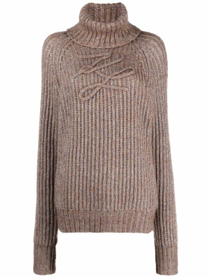 

KL Soutache ribbed jumper, Karl Lagerfeld KL Soutache ribbed jumper