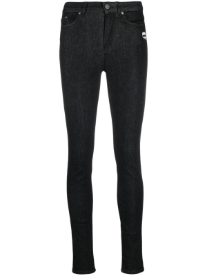 

High-rise skinny jeans, Karl Lagerfeld High-rise skinny jeans