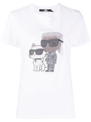 

Ikonik 2.0 organic cotton T-shirt, Karl Lagerfeld Ikonik 2.0 organic cotton T-shirt