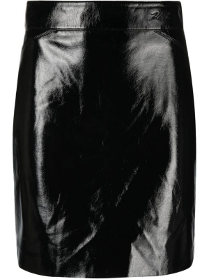 

Patent faux-leather skirt, Karl Lagerfeld Patent faux-leather skirt
