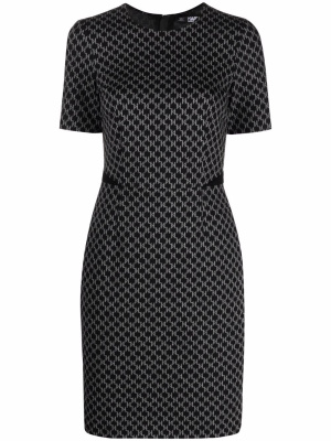 

Monogram Punto shift dress, Karl Lagerfeld Monogram Punto shift dress