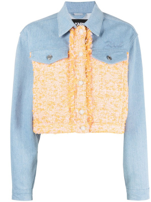 

Denim boucle jacket, Karl Lagerfeld Denim boucle jacket