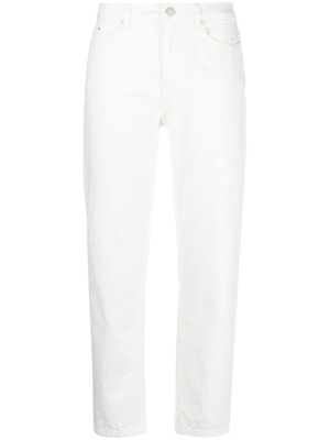 

High-waisted straight-leg jeans, Karl Lagerfeld High-waisted straight-leg jeans