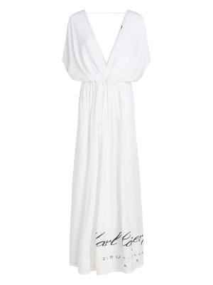 

Hotel Karl drawstring kaftan, Karl Lagerfeld Hotel Karl drawstring kaftan