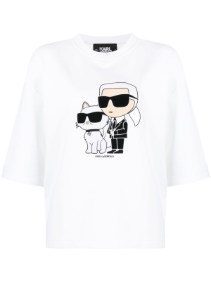 

Graphic-print T-shirt, Karl Lagerfeld Graphic-print T-shirt