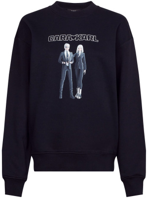 

X Cara Delevingne Avatar sweatshirt, Karl Lagerfeld X Cara Delevingne Avatar sweatshirt