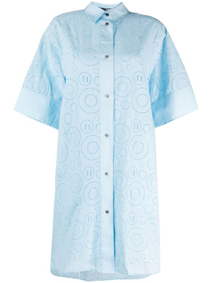 

Pointelle button-up midi dress, Karl Lagerfeld Pointelle button-up midi dress