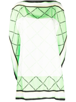 

Silk scarf longline top, Karl Lagerfeld Silk scarf longline top