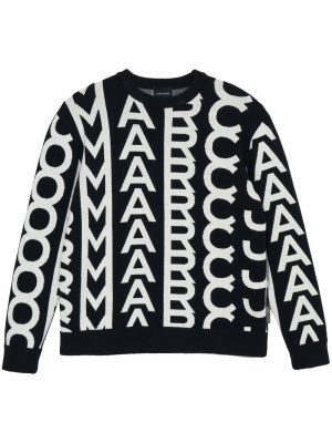 

Monogram-intarsia wool jumper, Marc Jacobs Monogram-intarsia wool jumper