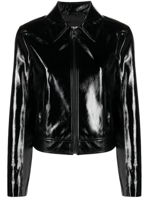 

Patent faux leather jacket, Karl Lagerfeld Patent faux leather jacket