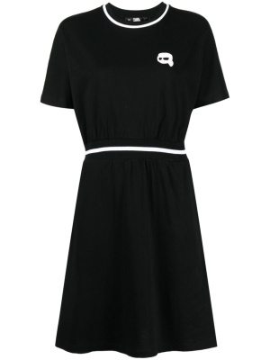 

Karl-print T-shirt dress, Karl Lagerfeld Karl-print T-shirt dress