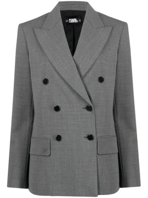 

Double breasted suit blazer, Karl Lagerfeld Double breasted suit blazer