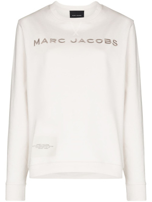 

Embroidered logo cotton sweatshirt, Marc Jacobs Embroidered logo cotton sweatshirt