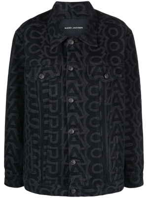 

Monogram-print denim jacket, Marc Jacobs Monogram-print denim jacket