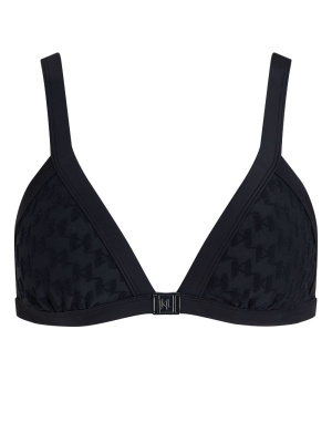 

KL monogram bikini top, Karl Lagerfeld KL monogram bikini top