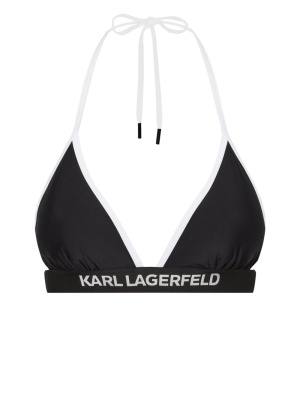 

Logo-band bikini top, Karl Lagerfeld Logo-band bikini top