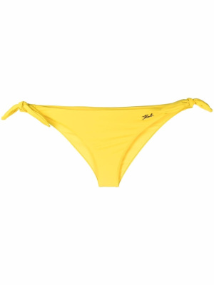 

Logo-letttering bikini bottoms, Karl Lagerfeld Logo-letttering bikini bottoms