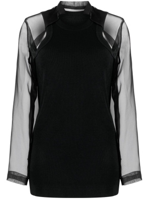 

Layered cut-out top, Sacai Layered cut-out top