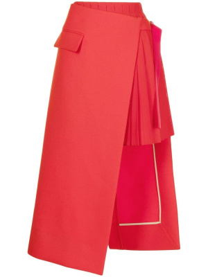 

Asymmetric midi skirt, Sacai Asymmetric midi skirt