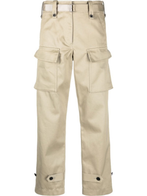 

High-waisted cropped trousers, Sacai High-waisted cropped trousers