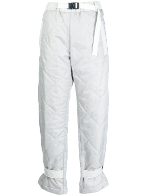 

Quilted straight-leg trousers, Sacai Quilted straight-leg trousers