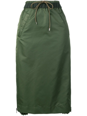 

Elasticated waist skirt, Sacai Elasticated waist skirt