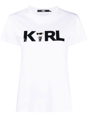 

Logo-print T-shirt, Karl Lagerfeld Logo-print T-shirt