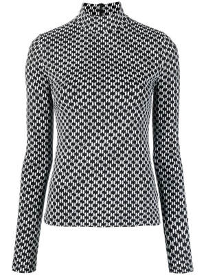 

Monogram-print long-sleeve top, Karl Lagerfeld Monogram-print long-sleeve top