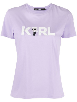 

Ikonik 2.0 Karl logo T-shirt, Karl Lagerfeld Ikonik 2.0 Karl logo T-shirt