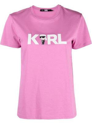 

Ikonik 2.0 Karl logo T-shirt, Karl Lagerfeld Ikonik 2.0 Karl logo T-shirt