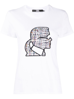 

Cotton logo-print T-shirt, Karl Lagerfeld Cotton logo-print T-shirt