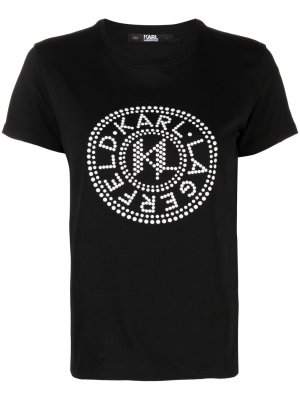 

Logo-print short-sleeve T-shirt, Karl Lagerfeld Logo-print short-sleeve T-shirt