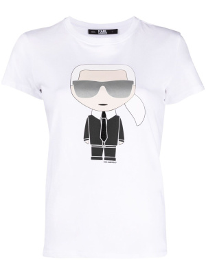 

Ikonik graphic-print T-shirt, Karl Lagerfeld Ikonik graphic-print T-shirt