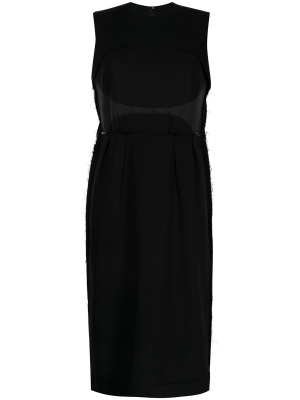 

Raw-edge panelled dress, Comme Des Garçons Raw-edge panelled dress