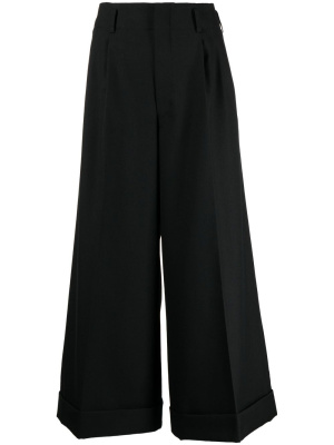 

High-waist cropped wide trousers, Comme Des Garçons High-waist cropped wide trousers